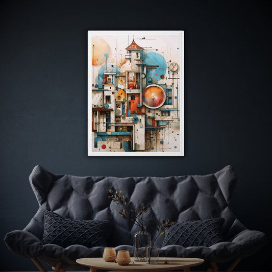 Abstract Art Framed canvas