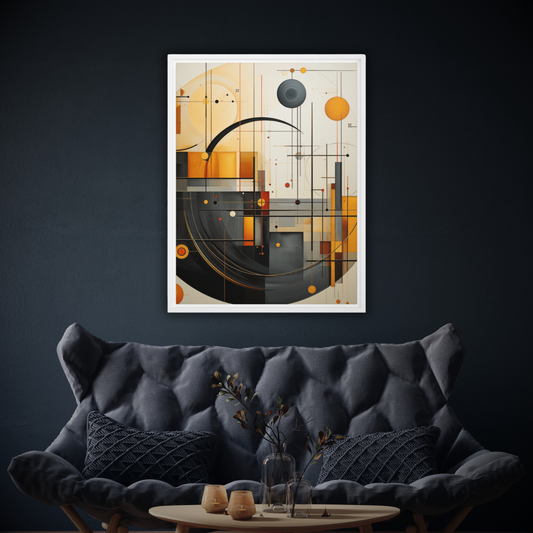 Abstract Art Framed canvas