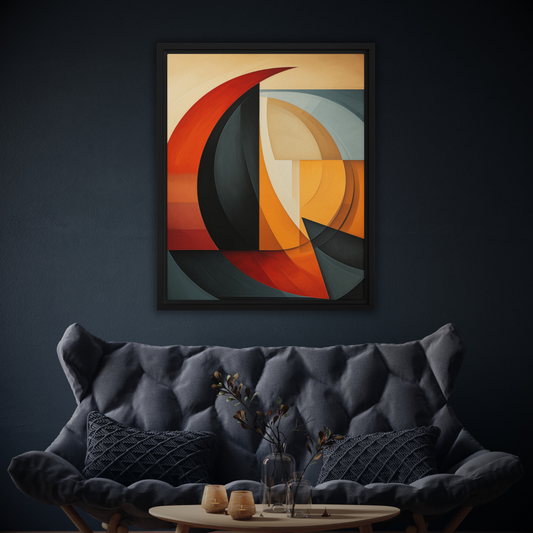 Abstract Art Framed canvas