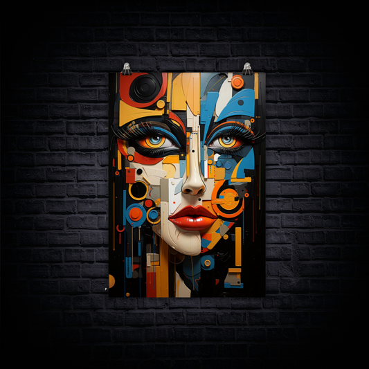 Fragmented Beauty Poster