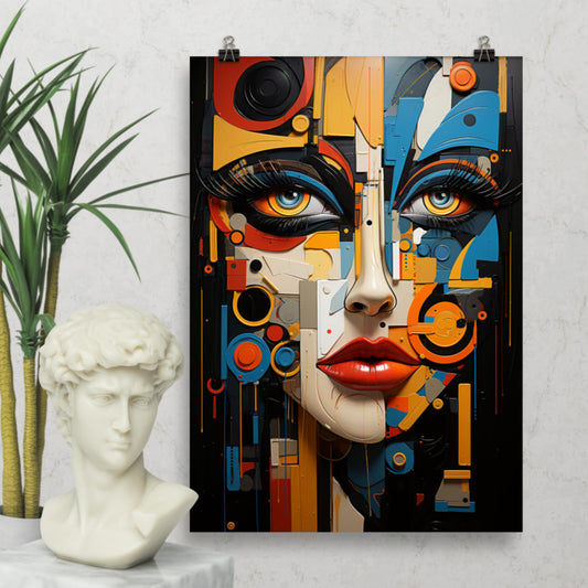 Fragmented Beauty Poster
