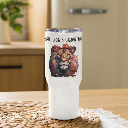 Lion Travel mug with a handle