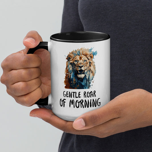Lion Mug with Color Inside