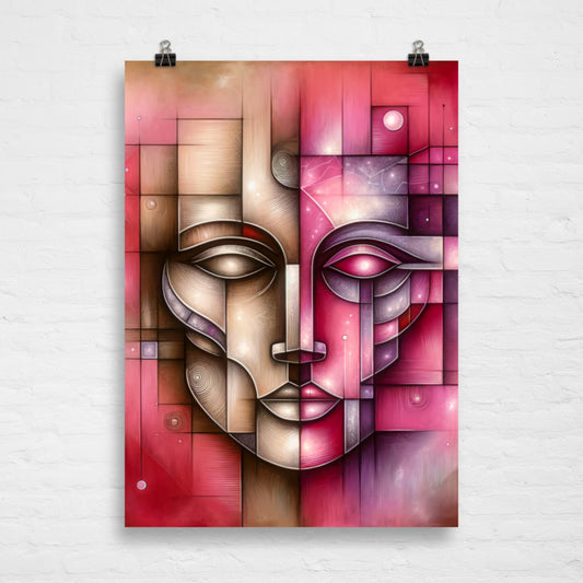 Cosmic Contours Poster