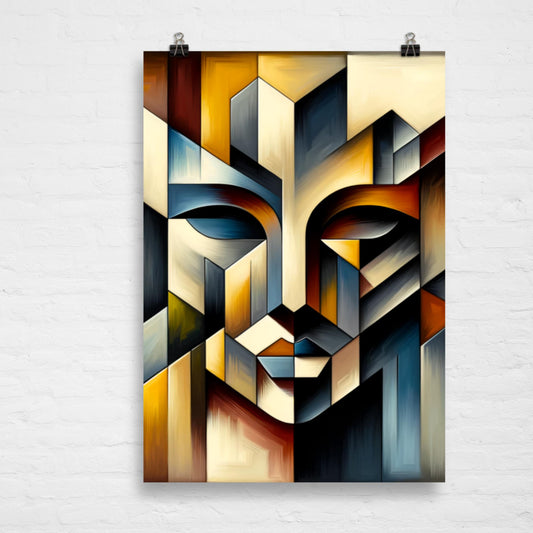Facets of Vision — Geometric Wall Art for Modern Interiors