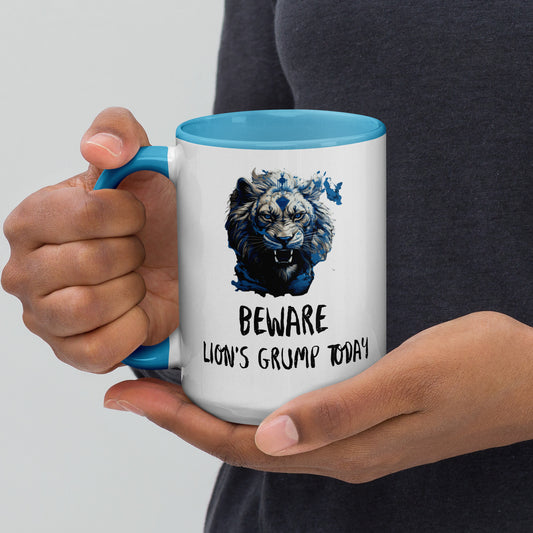 Lion Mug with Color Inside